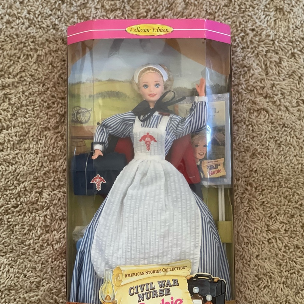 Barbie Civil War Nurse Barbie Doll American Stories Collection 1995 Mattel